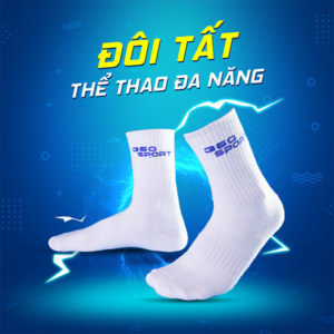 Đôi Tất thể thao 360 SPORT - Tất Thể Thao Đa Năng